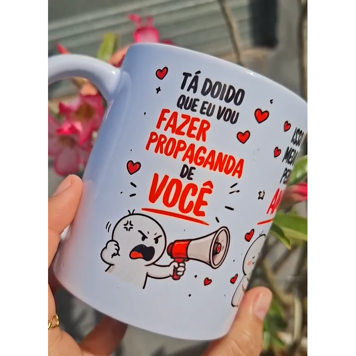 Arte Caneca Tá doido que eu vou fazer propaganda de você, isso não é medo de te perder, amor, é pavor, é pavor! - Jorge e Mateus Arquivo em Pdf 1