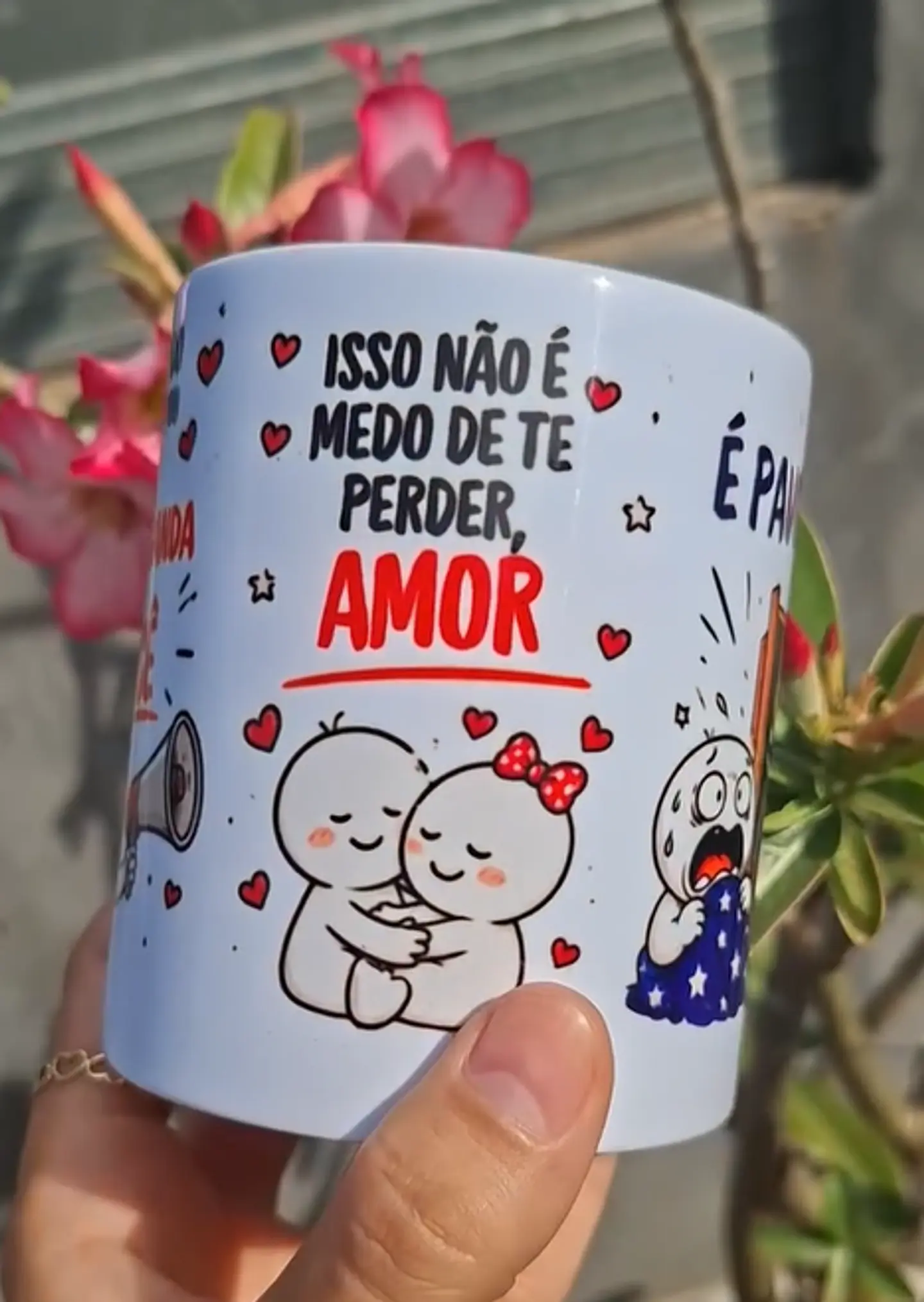 Arte Caneca Tá doido que eu vou fazer propaganda de você, isso não é medo de te perder, amor, é pavor, é pavor! - Jorge e Mateus Arquivo em Pdf 2