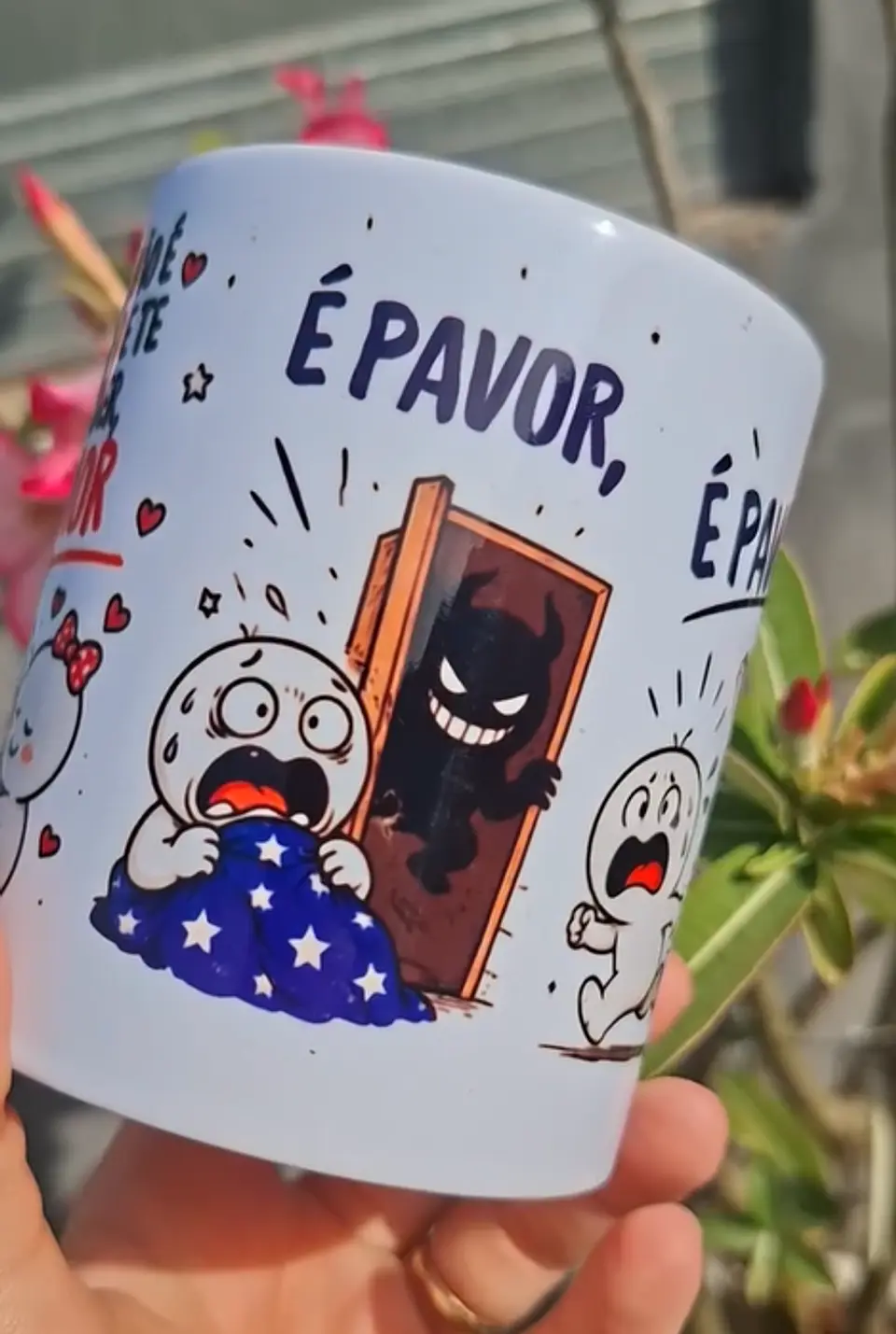 Arte Caneca Tá doido que eu vou fazer propaganda de você, isso não é medo de te perder, amor, é pavor, é pavor! - Jorge e Mateus Arquivo em Pdf 3
