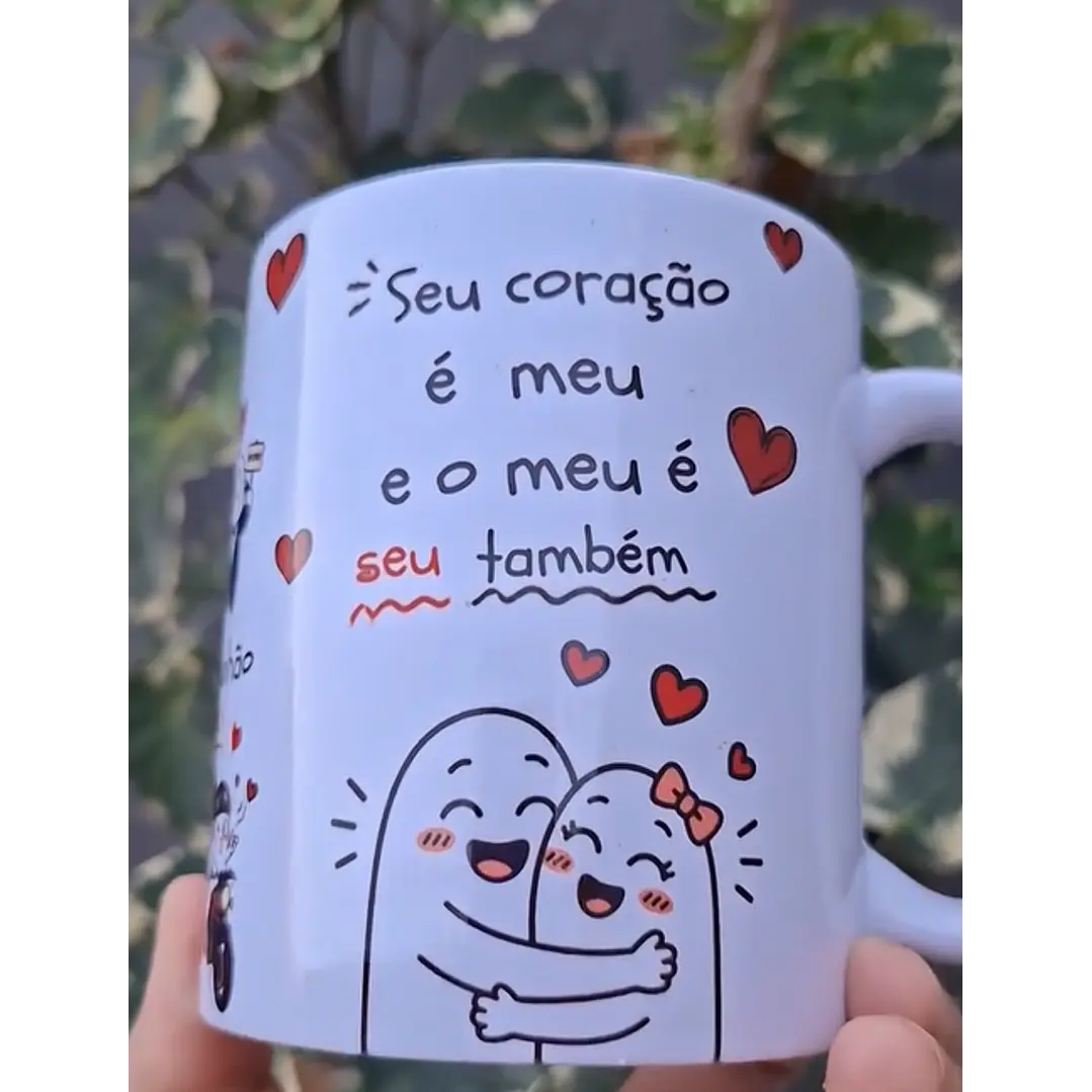 Arte Caneca Vai namorar comigo? Sim!, Se reclamar, cê vai casar também, Seu coração é meu e o meu é seu também, Vai por mim, igual nós dois não tem, Com comunhão de bens. Arquivo em Pdf  3