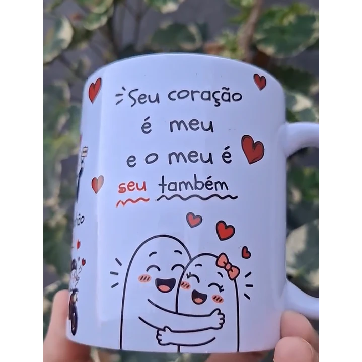 Arte Caneca Vai namorar comigo? Sim!, Se reclamar, cê vai casar também, Seu coração é meu e o meu é seu também, Vai por mim, igual nós dois não tem, Com comunhão de bens. Arquivo em Pdf  3
