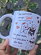 Arte Caneca Vai namorar comigo? Sim!, Se reclamar, cê vai casar também, Seu coração é meu e o meu é seu também, Vai por mim, igual nós dois não tem, Com comunhão de bens. Arquivo em Pdf  - Thumbnail 1