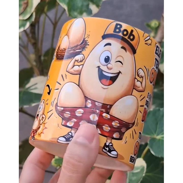 Arte Caneca Tens uns ovão bem grandão, os ovo ta pra bater no short Arquivo em Png  2