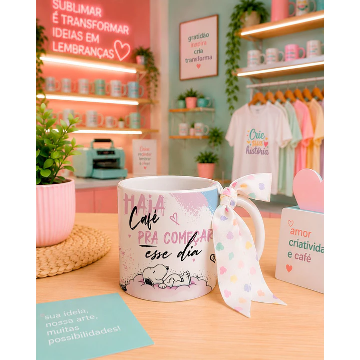 8 Artes para Caneca e Xicará Haja Café SNOOPY Arquivo em Jpg 5