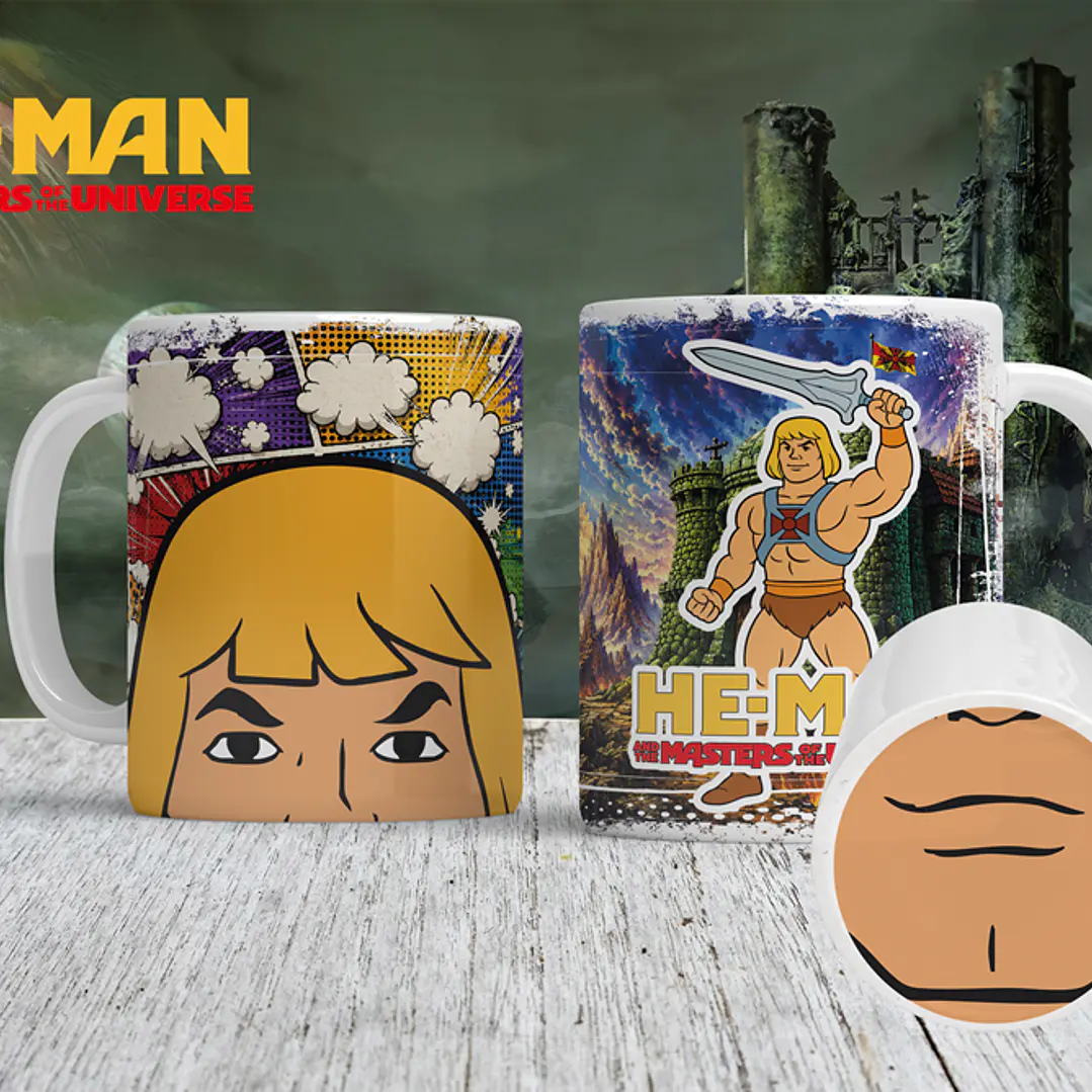 9 Artes para Caneca Heman Bocão Arquivo em Png 5