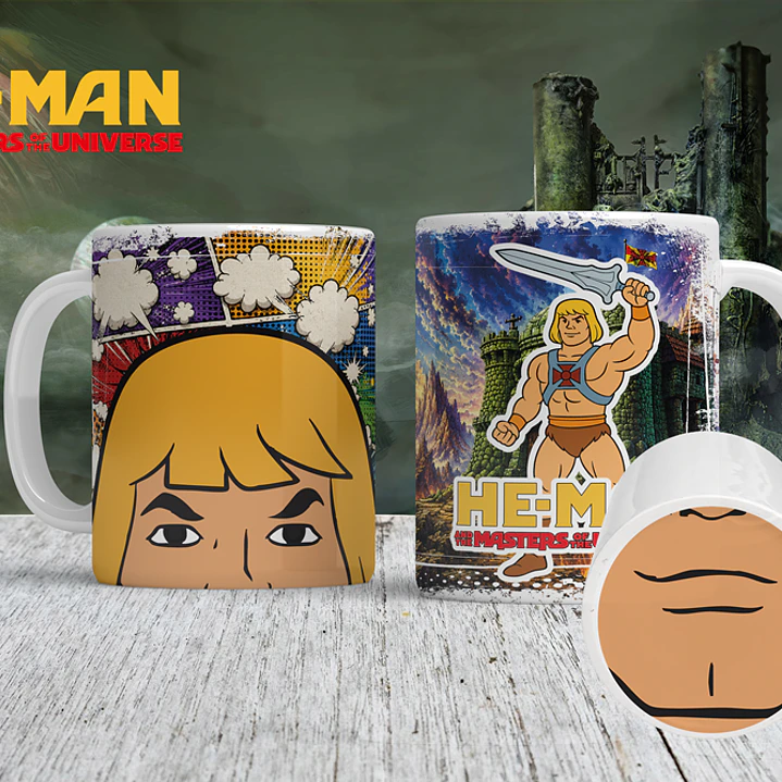 9 Artes para Caneca Heman Bocão Arquivo em Png 5