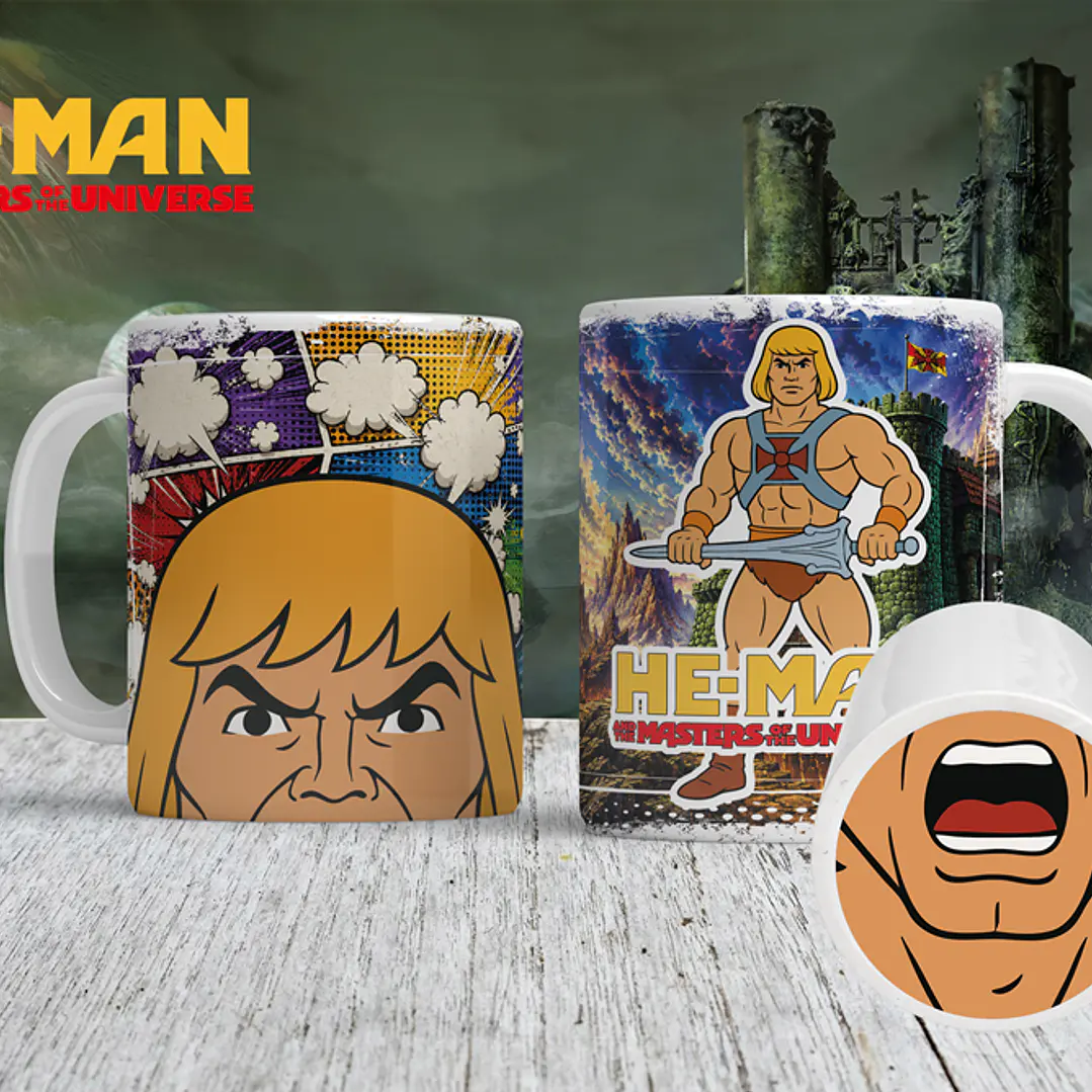 9 Artes para Caneca Heman Bocão Arquivo em Png 1
