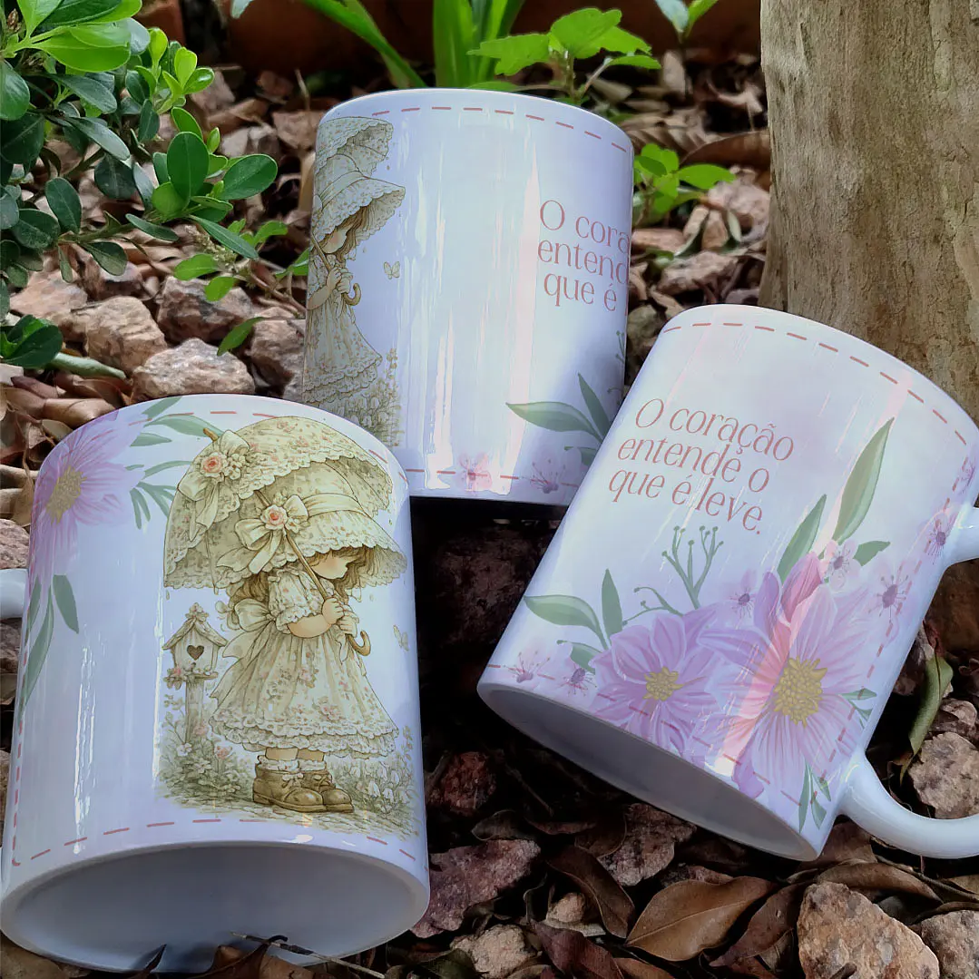 12 Artes para Caneca Papel De Cartas Vintage Arquivo em Jpg  1