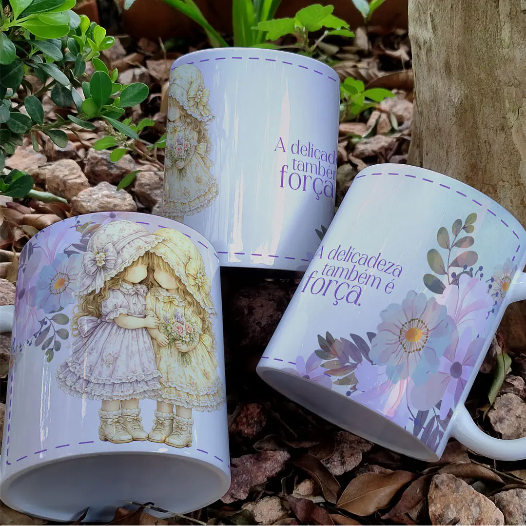 12 Artes para Caneca Papel De Cartas Vintage Arquivo em Jpg  7