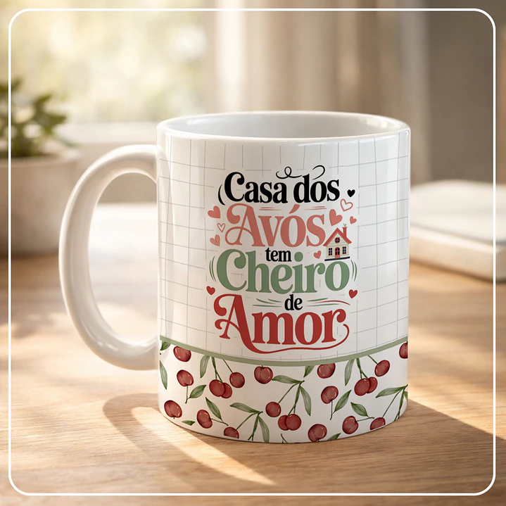 13 Artes para Caneca Dia dos Avós Arquivo em Png 3