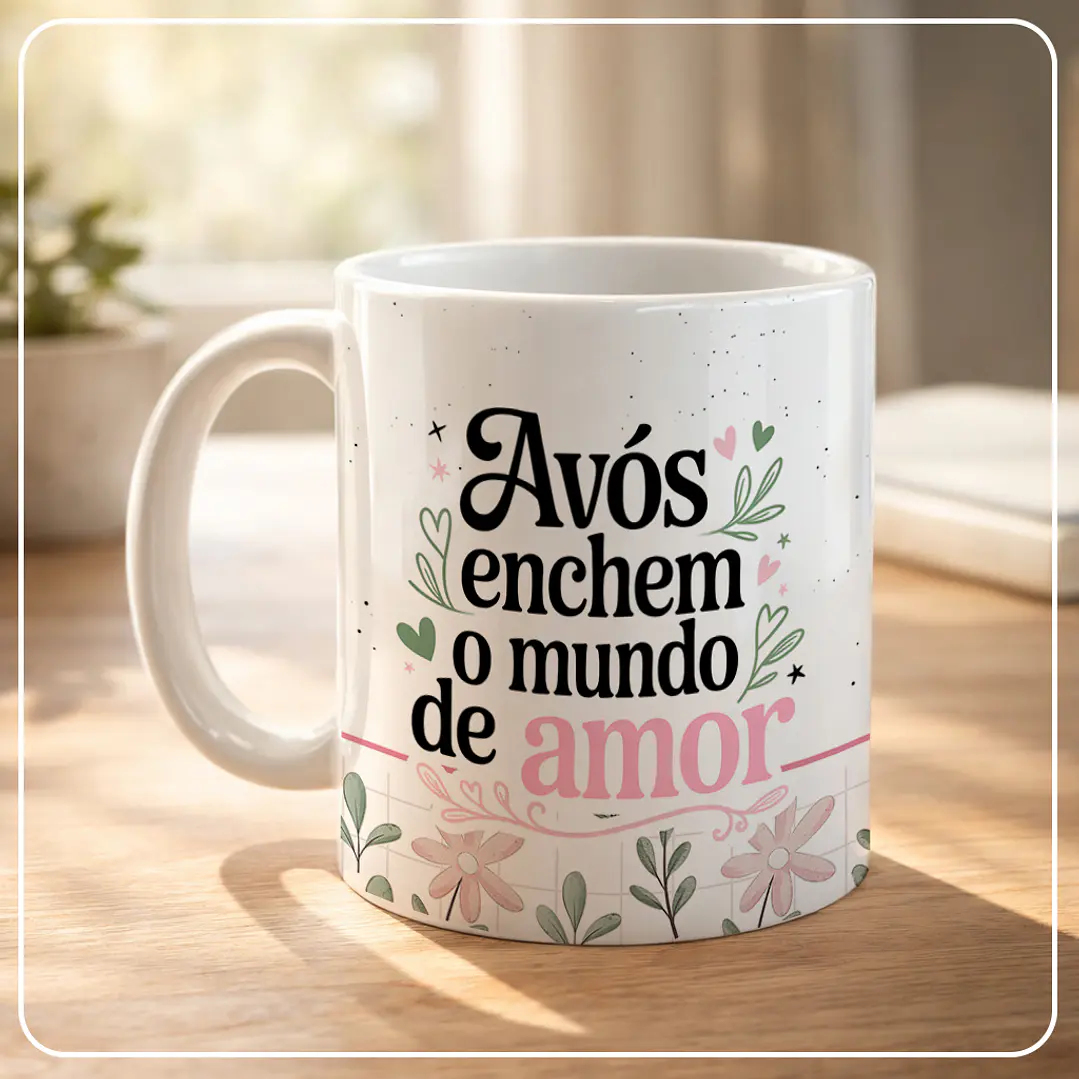 13 Artes para Caneca Dia dos Avós Arquivo em Png 7