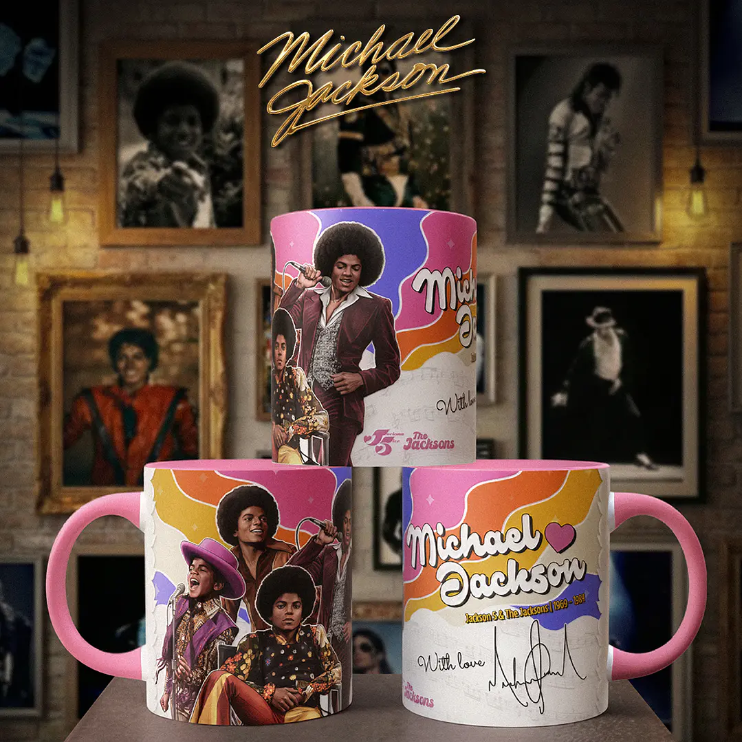 13 Artes para Caneca Michael Forever Arquivo em Jpg  4