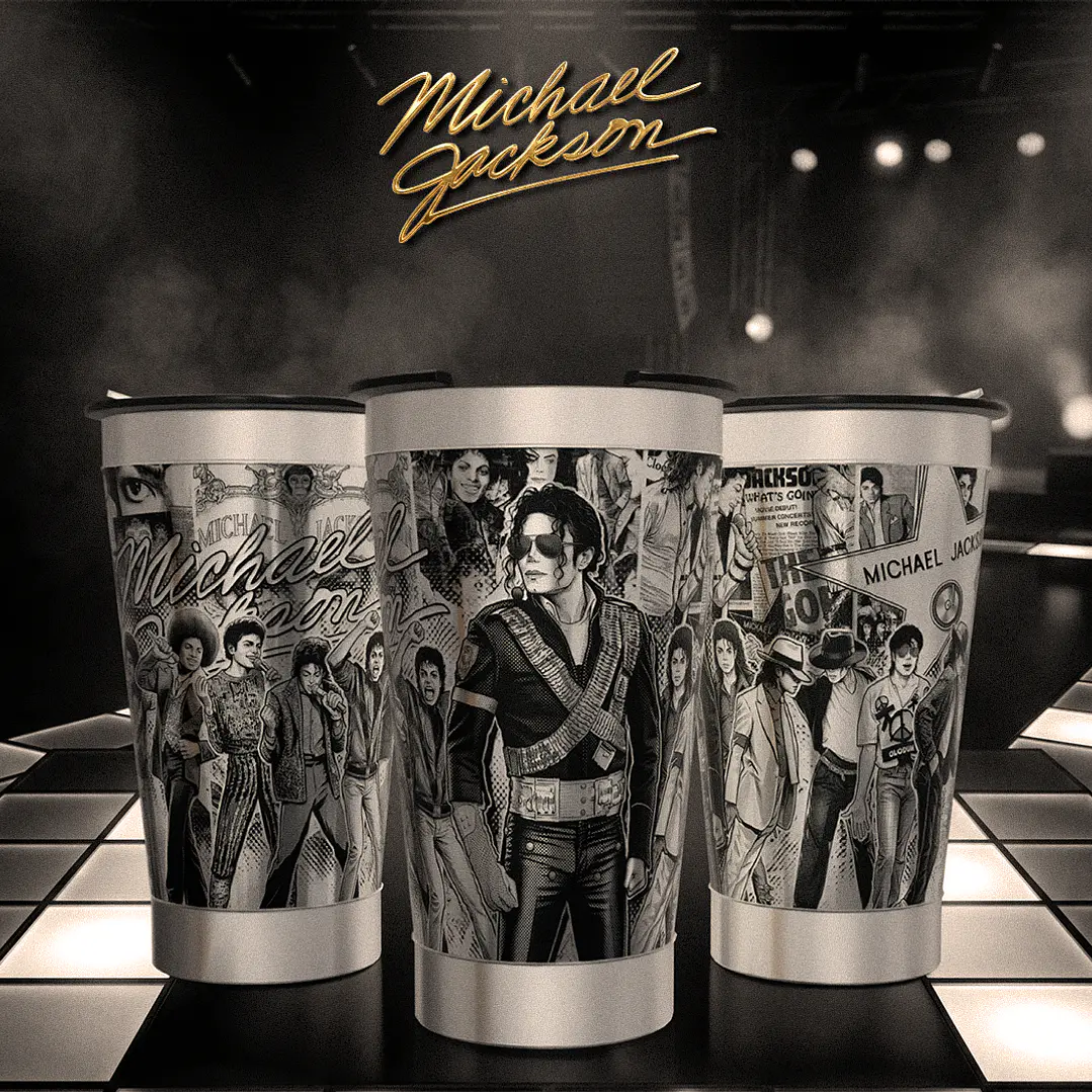 13 Artes para Caneca Michael Forever Laser Arquivo em Jpg  2