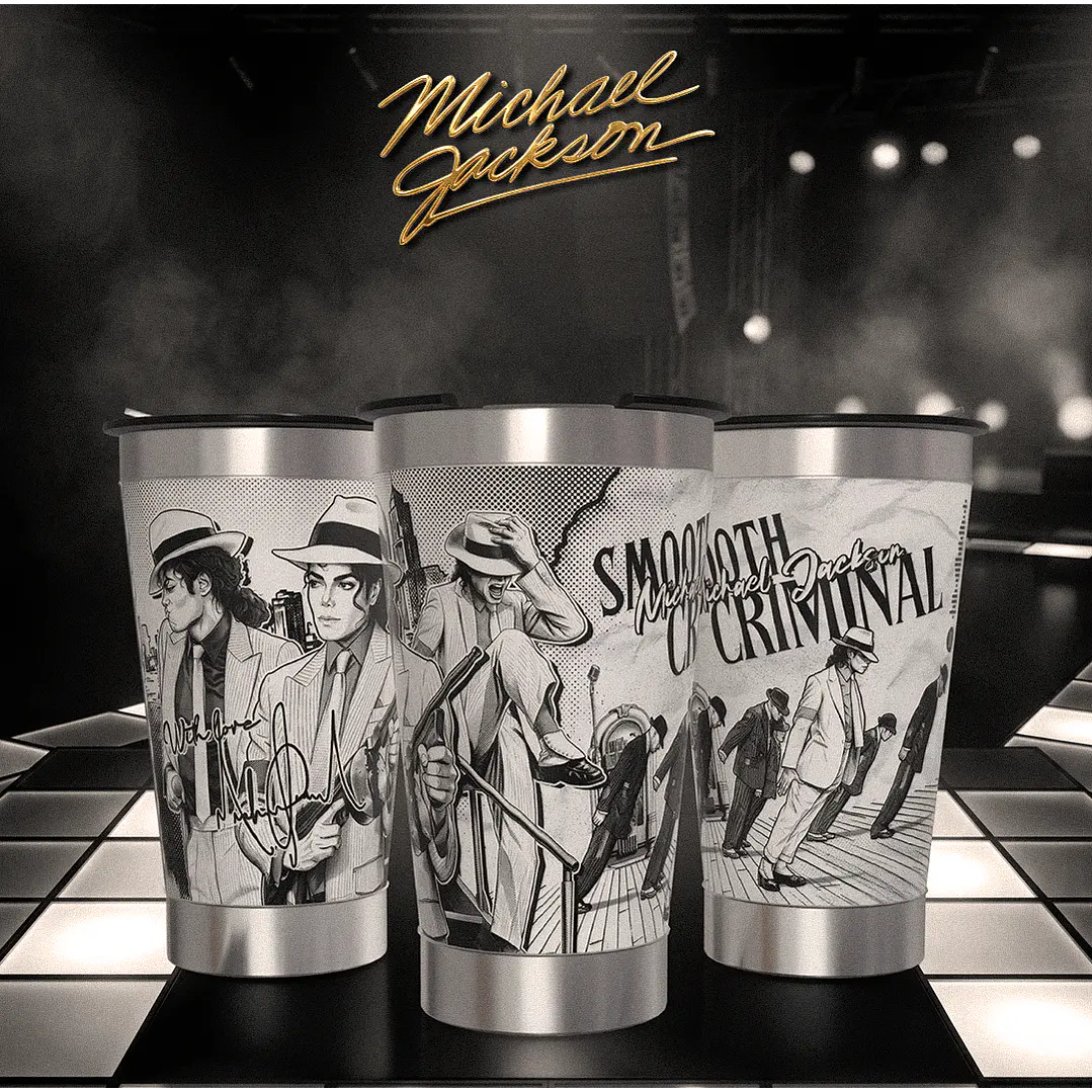13 Artes para Caneca Michael Forever Laser Arquivo em Jpg  9