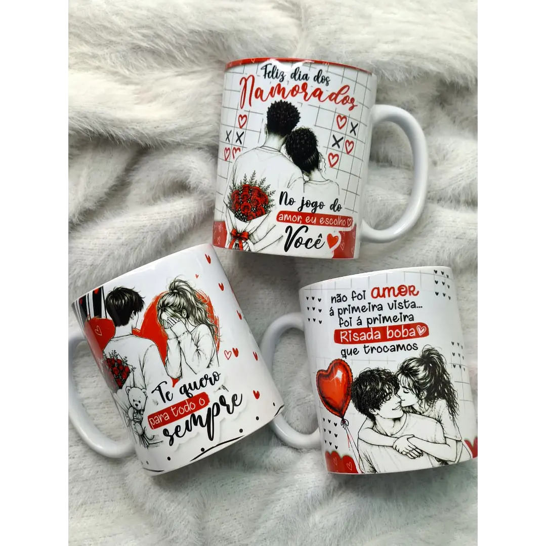 14 Artes para Caneca Dia dos Namorados Entre Rabiscos & Amor Arquivo em Jpg  1