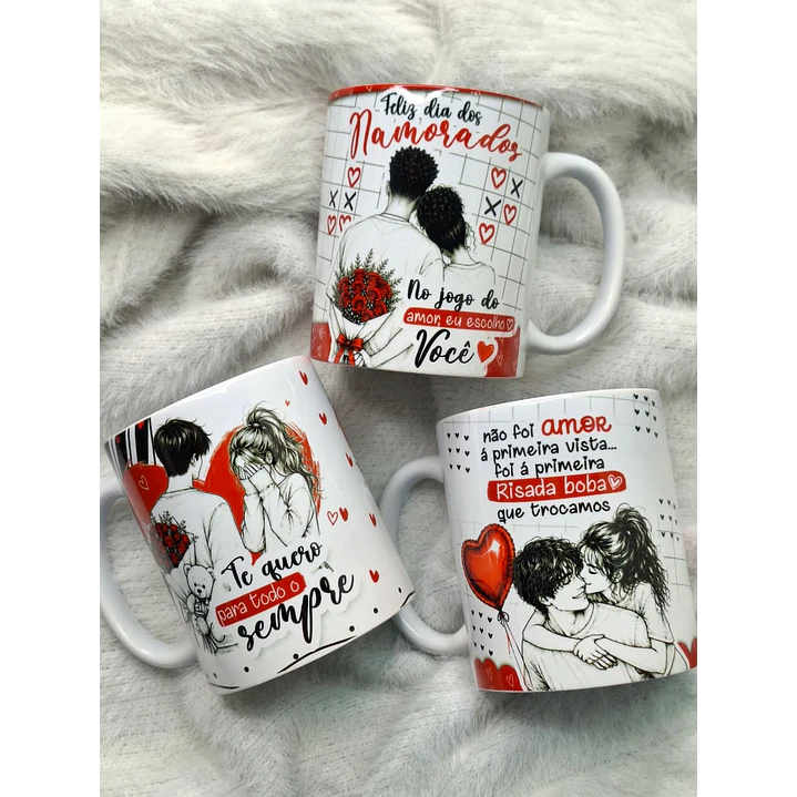 14 Artes para Caneca Dia dos Namorados Entre Rabiscos & Amor Arquivo em Jpg  1