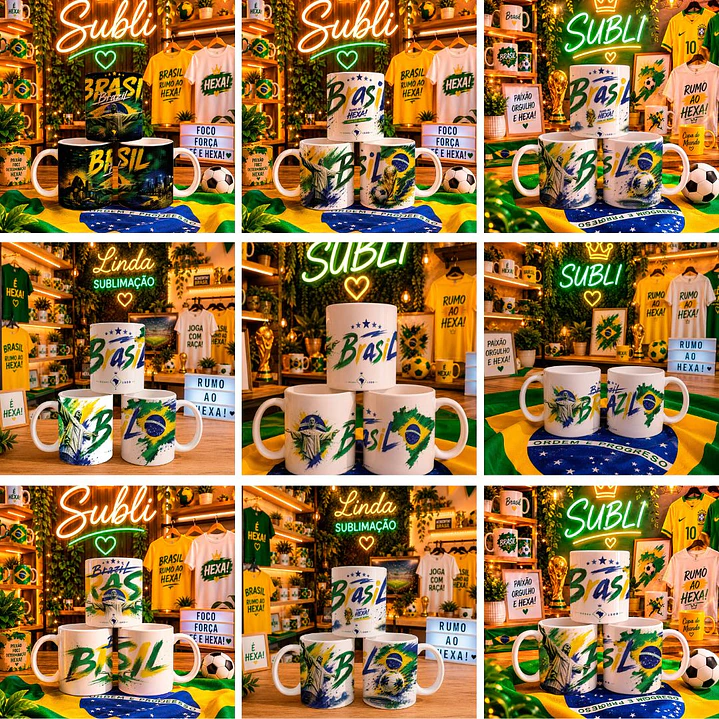 17 Artes para Caneca Copa do Mundo 2026 Arquivo em Jpg  3