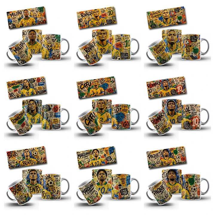 62 Artes para Caneca Copa Street Urbano Brasil Copa do Mundo Arquivo em Jpg 4