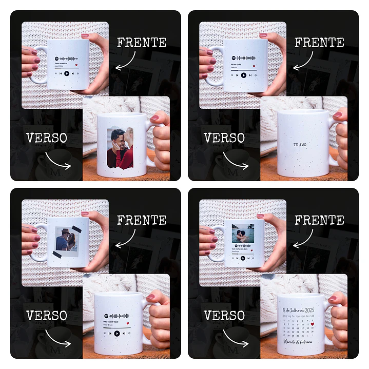 65 Artes para Caneca Quadro e Azulejo Dia dos Namorados Arquivo em Canva 16