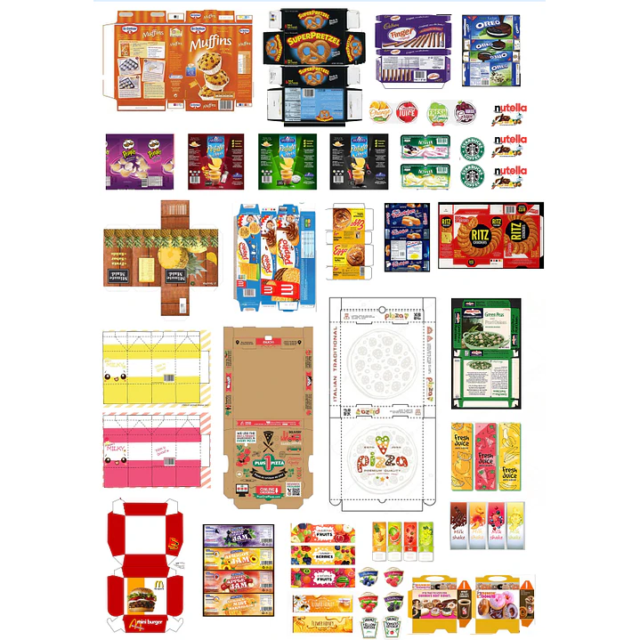 Arquivos Diversas Miniaturas Alimentos Refrigerantes e Outros em Pdf 8