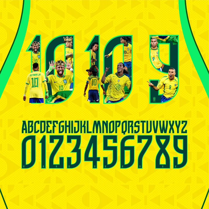 Arte para Camiseta Brasil 2026 Arquivo Editável 3