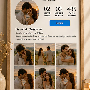 70 Artes para Quadro Casal Dia dos Namorados Editável Canva | Kit Digital para Impressão