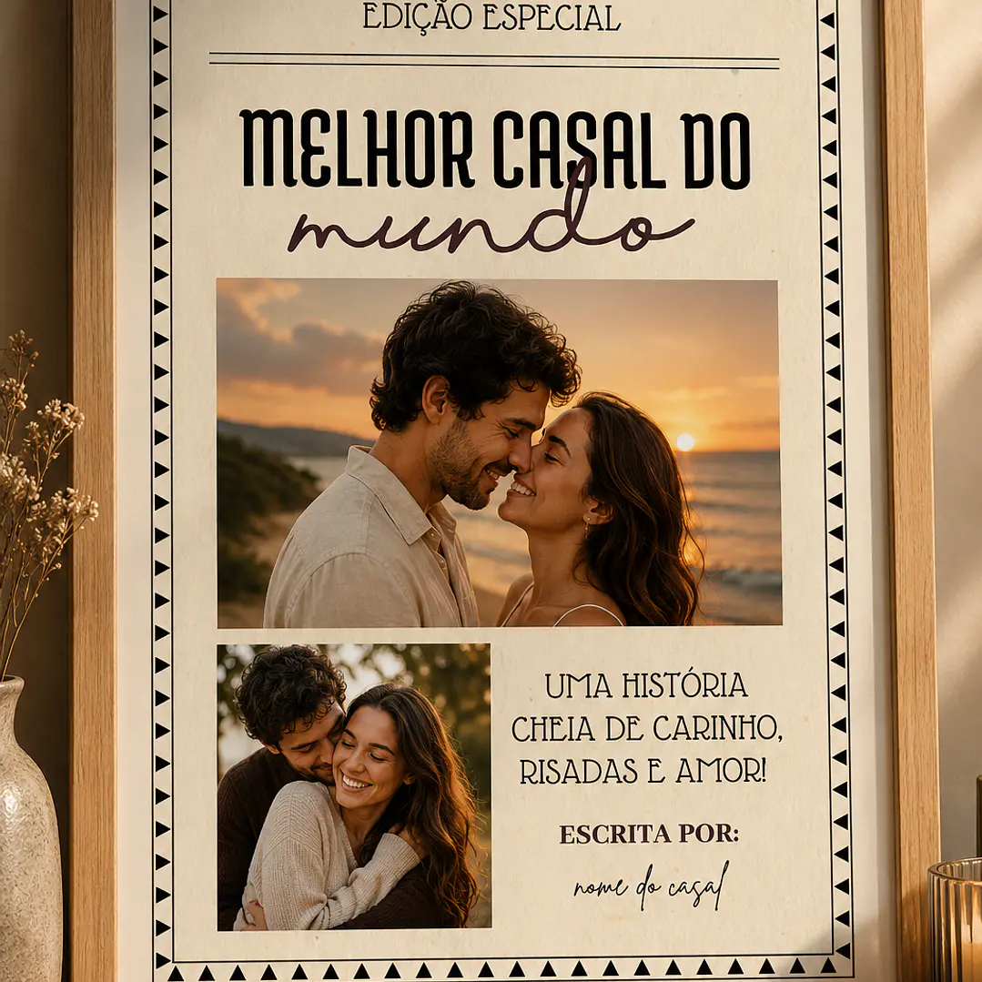 70 Artes para Quadro Casal Dia dos Namorados Arquivo Editável 6