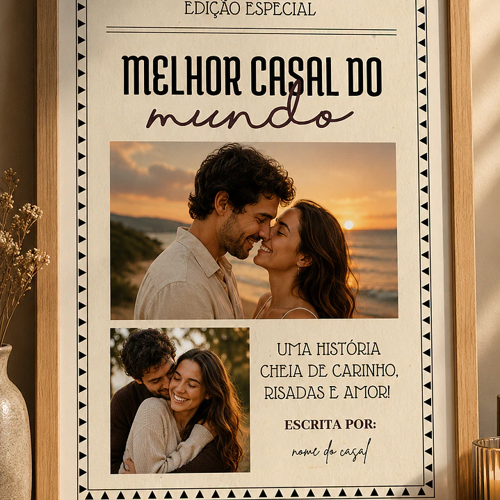 70 Artes para Quadro Casal Dia dos Namorados Arquivo Editável 6