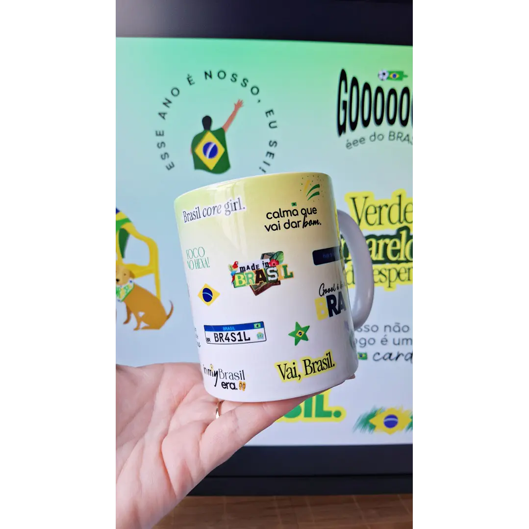  Artes para Caneca Brasil Hexa vem Arquivo em Png 3