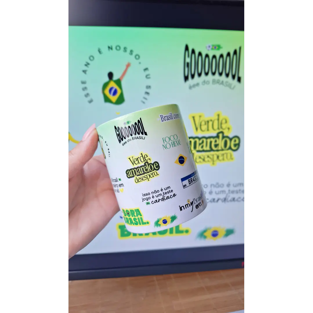  Artes para Caneca Brasil Hexa vem Arquivo em Png 4