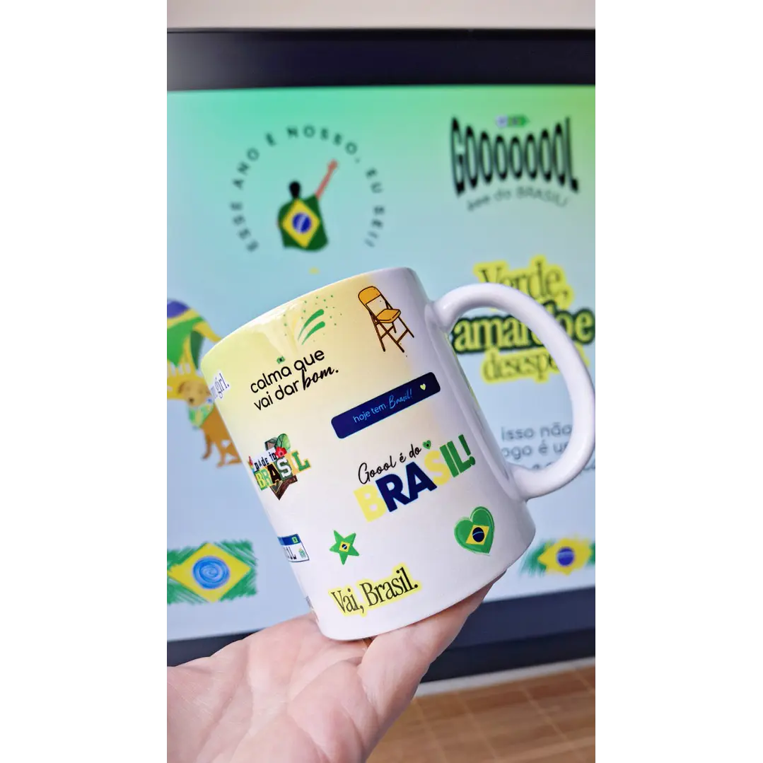  Artes para Caneca Brasil Hexa vem Arquivo em Png 5