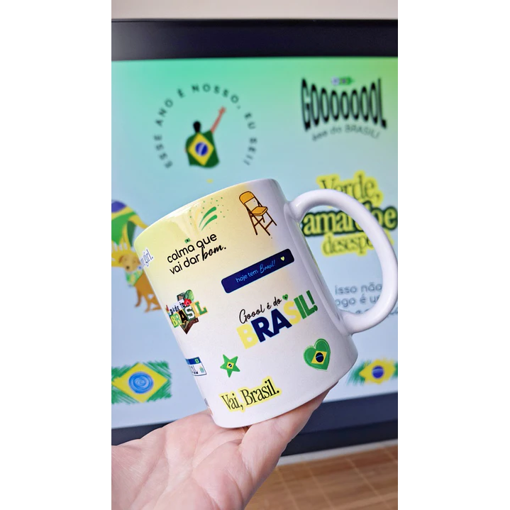  Artes para Caneca Brasil Hexa vem Arquivo em Png 5