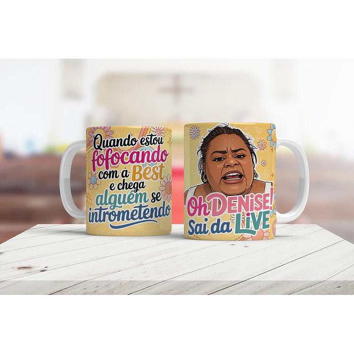  Artes para Caneca Quando estou fofocando com a beste - Jojo todinho Arquivo em Png 1