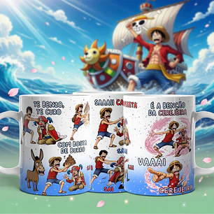 Artes para Caneca te benzo, te curo, saaaii caapeeeta, é a benção da cerejeira, com bosta de burro, saaai, vaaai, cerejeira, sai, sai, sai. Arquivo em Png