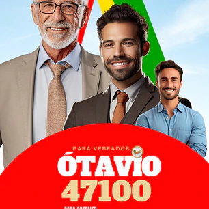 Santinho Político Minimalista Editável no Canva