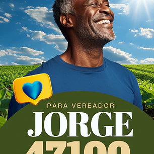 Santinho Político Elegante Editável no Canva