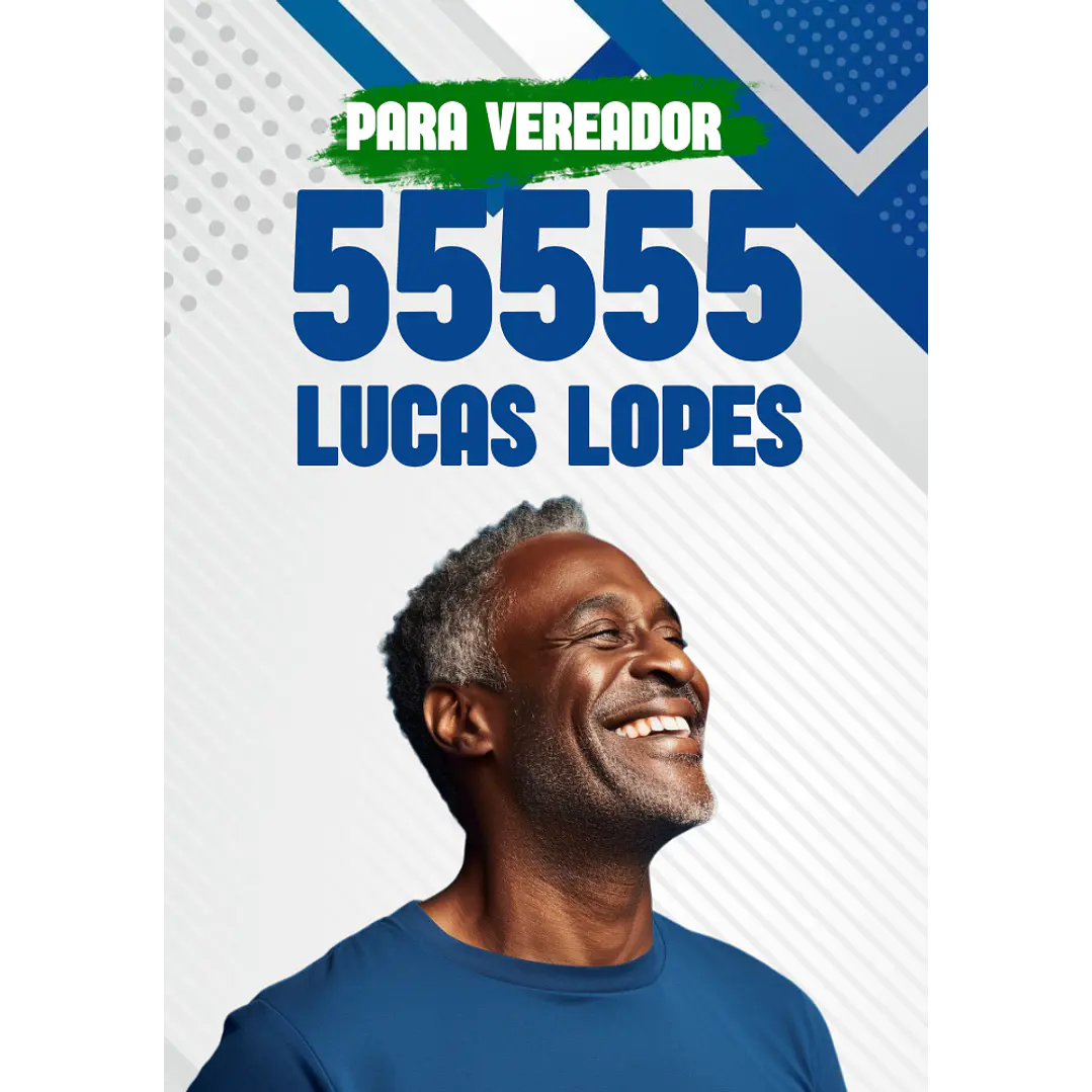 Santinho Político Popular Editável no Canva 4
