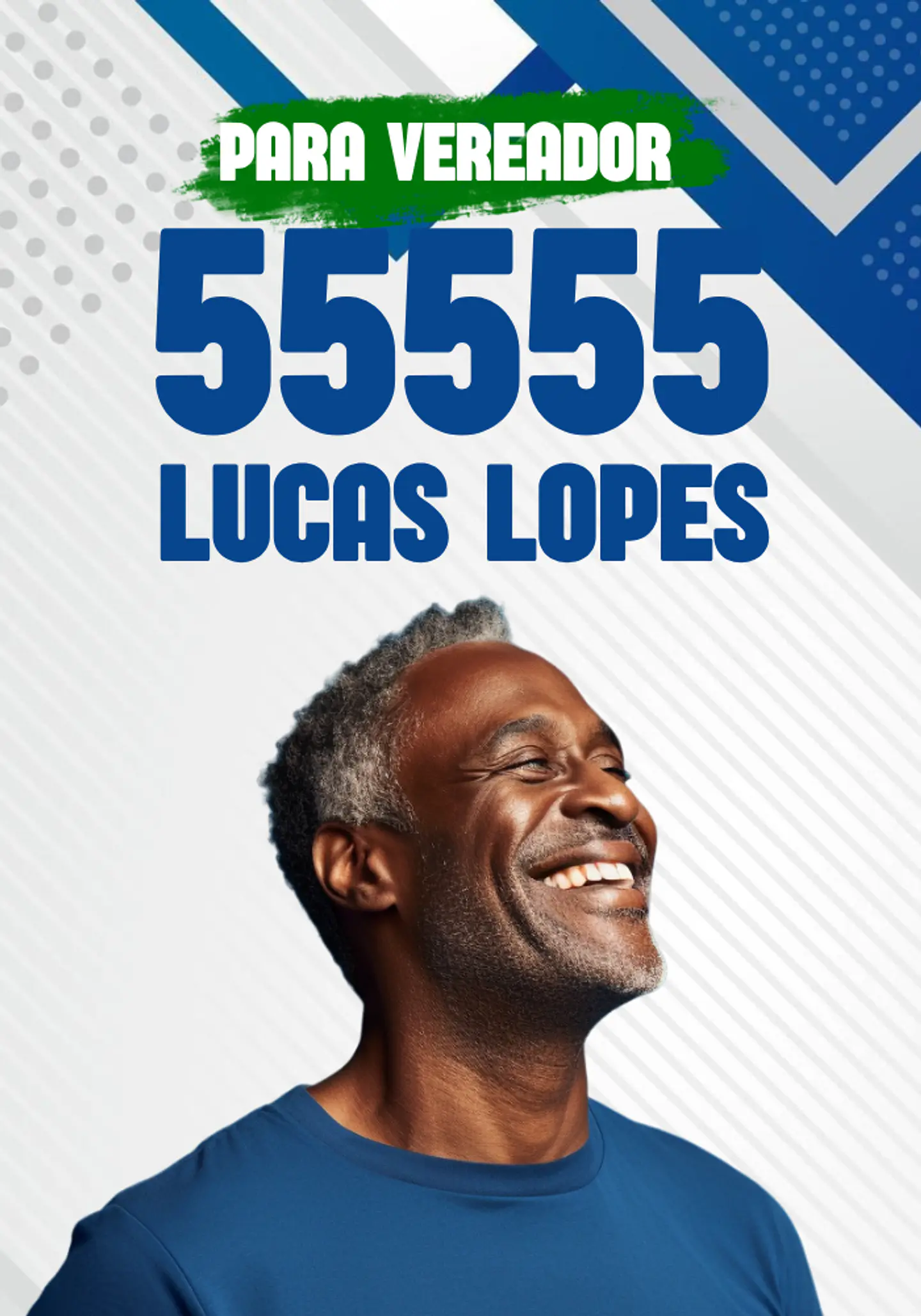Santinho Político Popular Editável no Canva 4