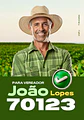 Santinho Político Horizontal Editável no Canva | Modelo Eleitoral - thumbnail 2
