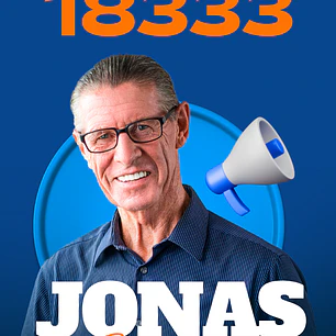 Santinho Político Vertical Editável no Canva