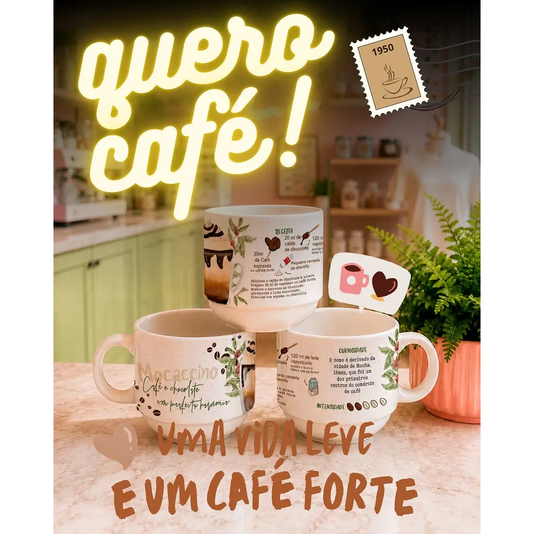 16 Artes para Xícara Coffe Lovers Arquivo Editável  2