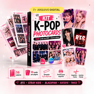 560 Cards K-Pop Photocards em  PDF 