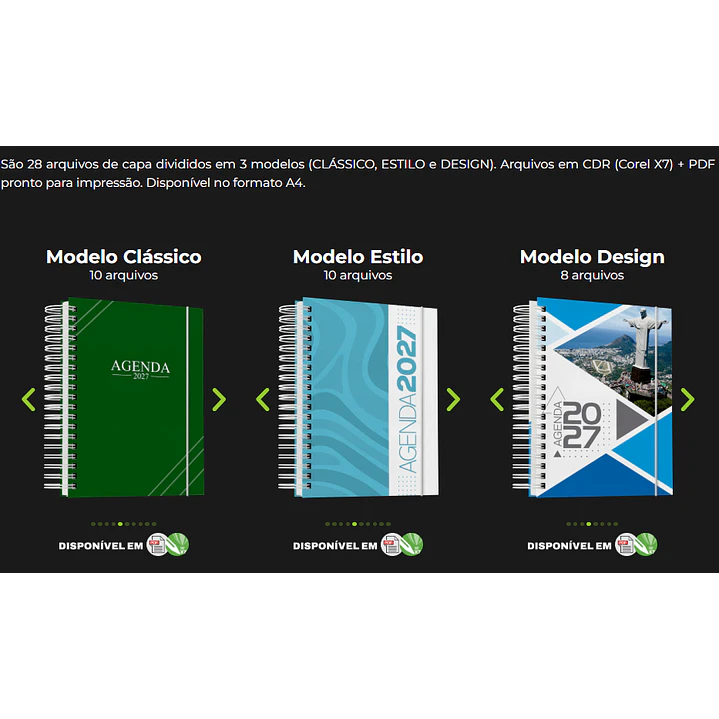 Arquivo Agenda Comercial 2027 Arquivo Editável 3