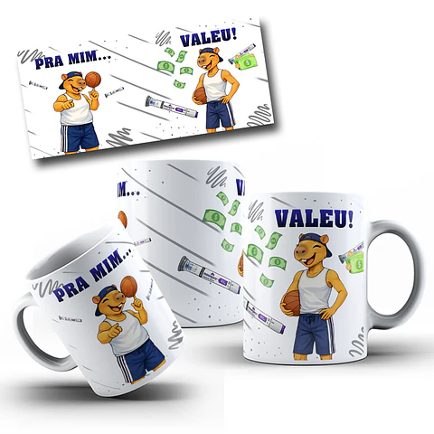 6 Artes para Caneca Monjaro Masculino Arquivo em Png 