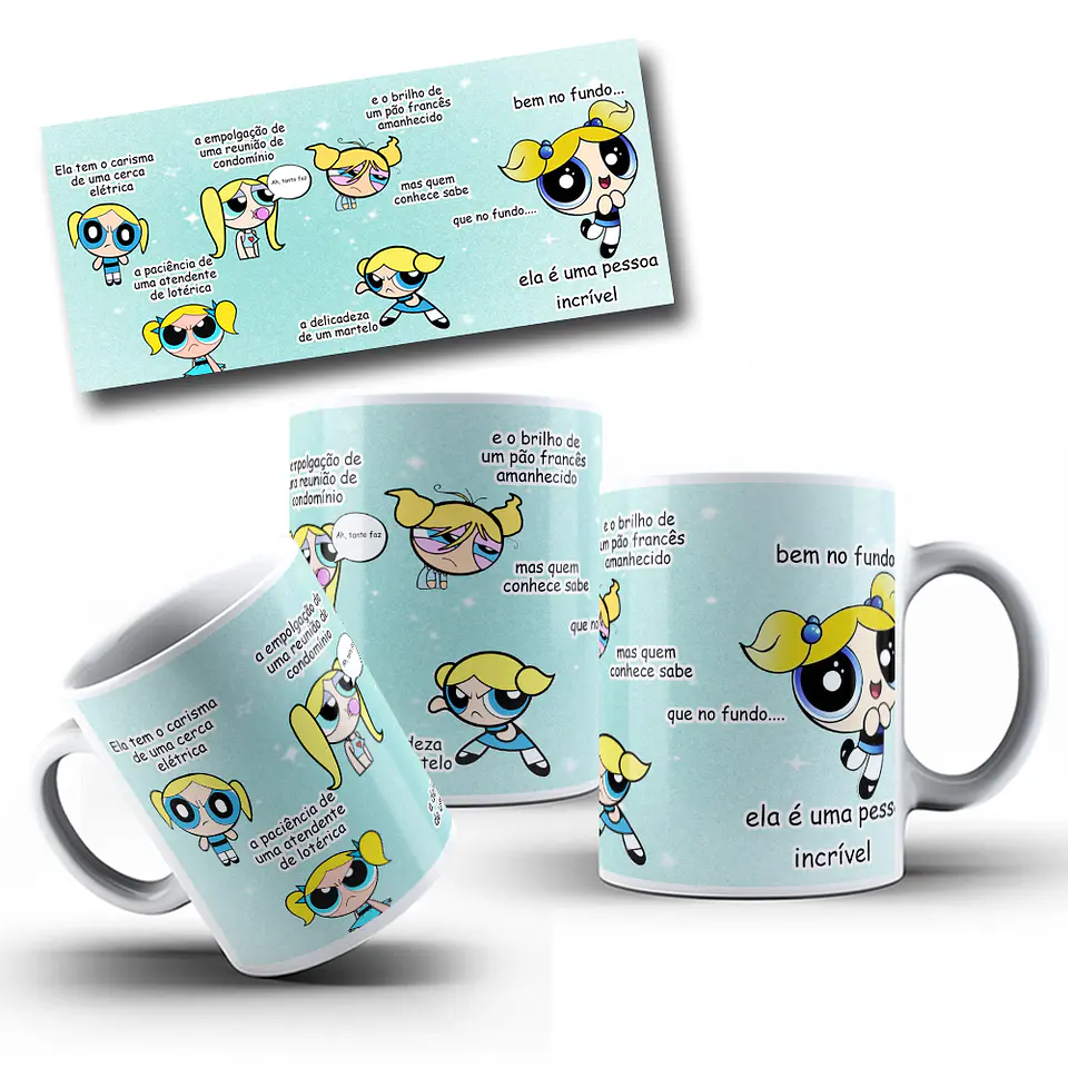 Artes para Caneca Lindinha Carisma de uma cerca eletrica Arquivo em Png - COPIE 2