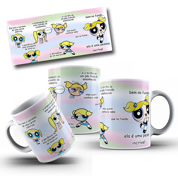 Artes para Caneca Lindinha Carisma de uma cerca eletrica Arquivo em Png - COPIE 1