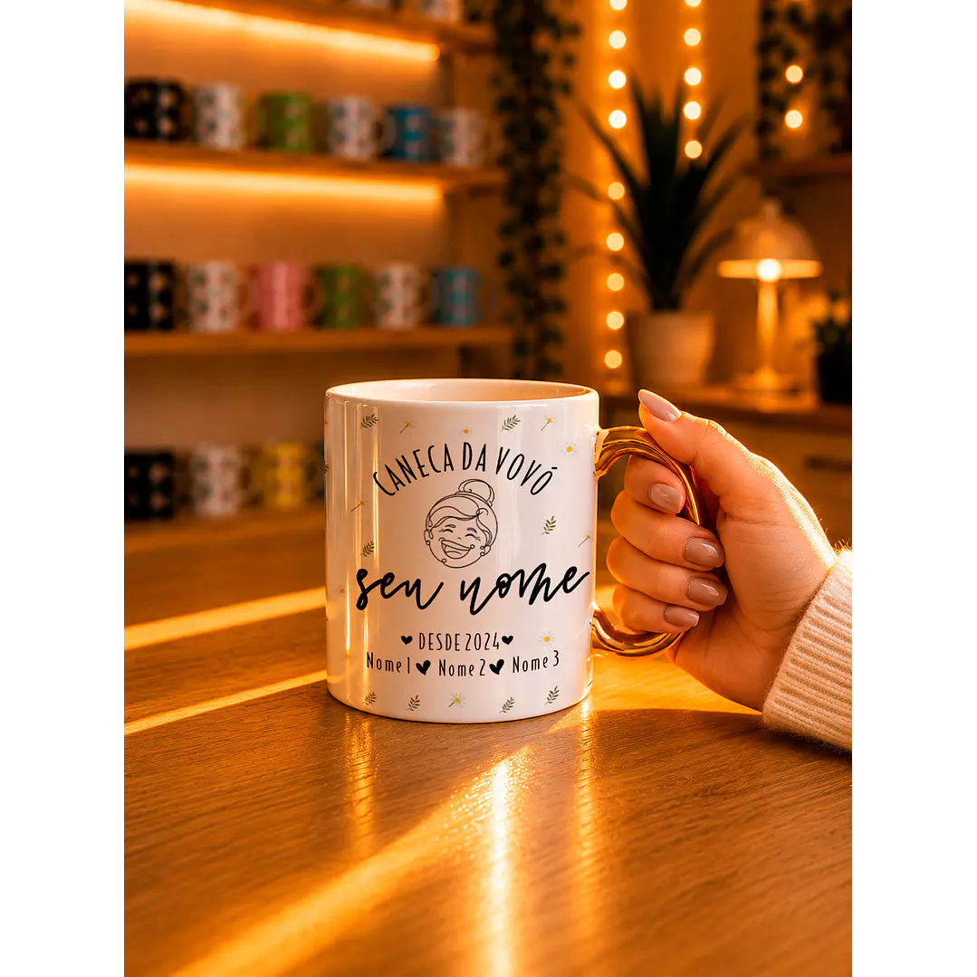 7 Artes para Caneca Dia dos Avós Arquivo Editável  2