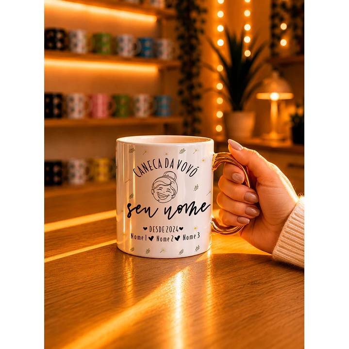 7 Artes para Caneca Dia dos Avós Arquivo Editável  2