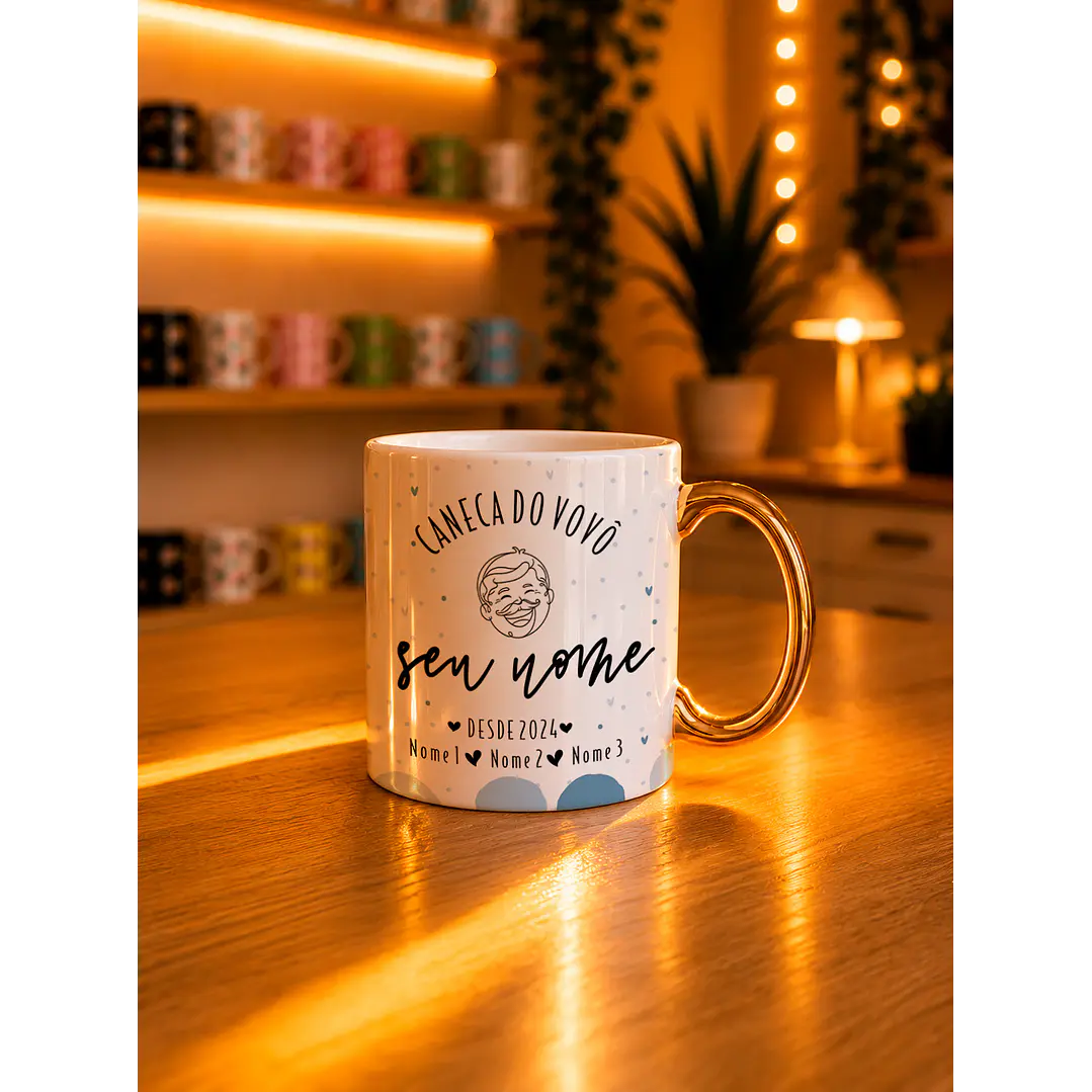 7 Artes para Caneca Dia dos Avós Arquivo Editável  3