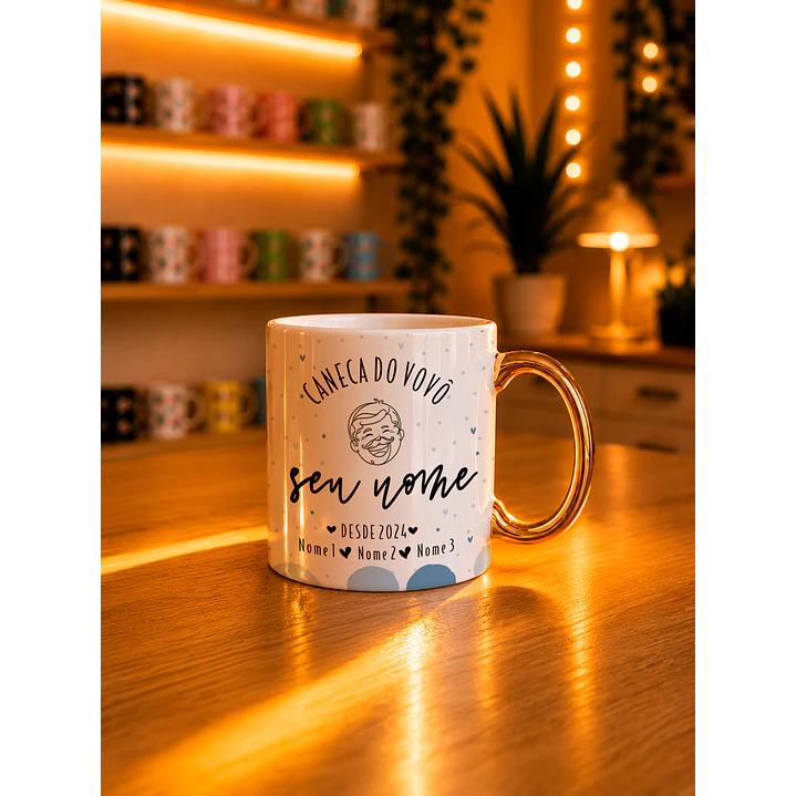 7 Artes para Caneca Dia dos Avós Arquivo Editável  3